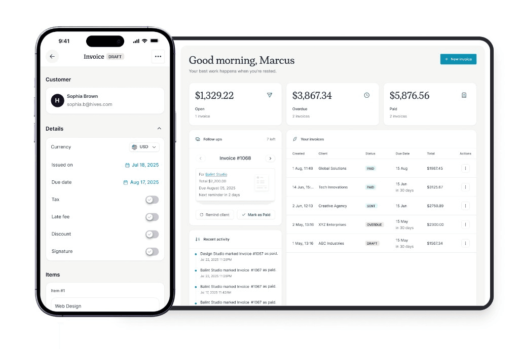 Brisk mobile and desktop preview